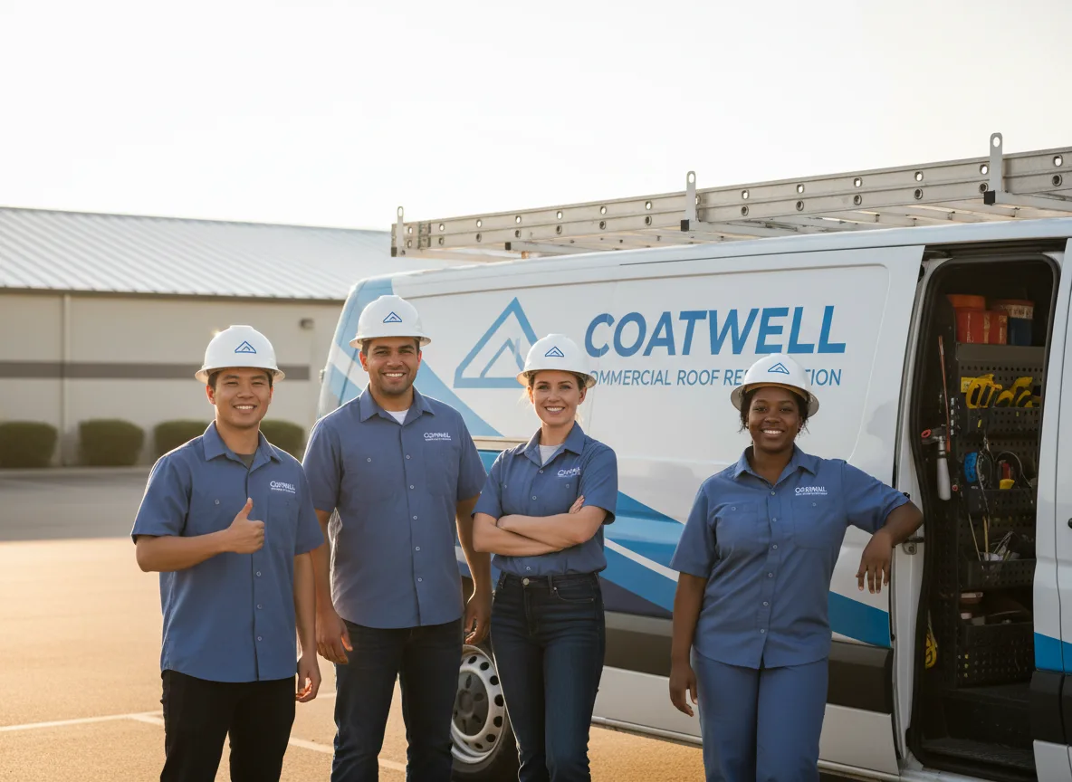 Commercial roof coating company in Excello, MO